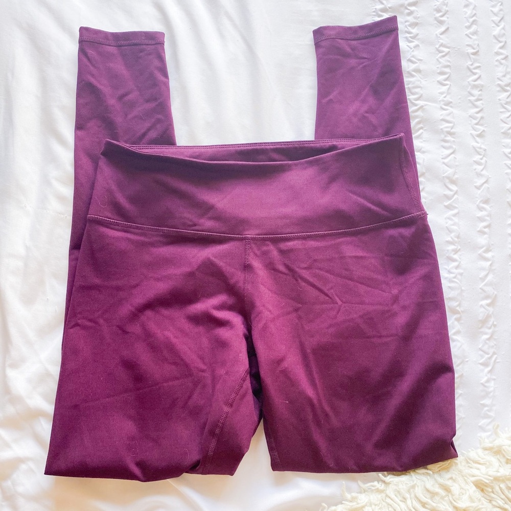 Zella maroon workout leggings